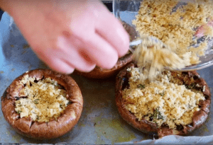 Funghi Portobello Gratinati