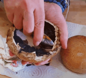 Funghi Portobello Gratinati