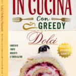 a book cover with a piece of cake