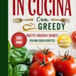 a book cover with tomatoes and basil